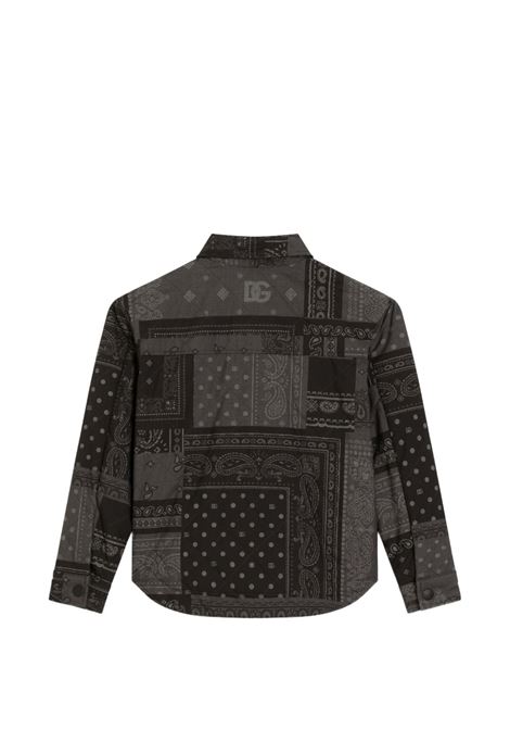 Giubbino con stampa DOLCE & GABBANA KIDS | L4JC39 G7P6PHJ6DX